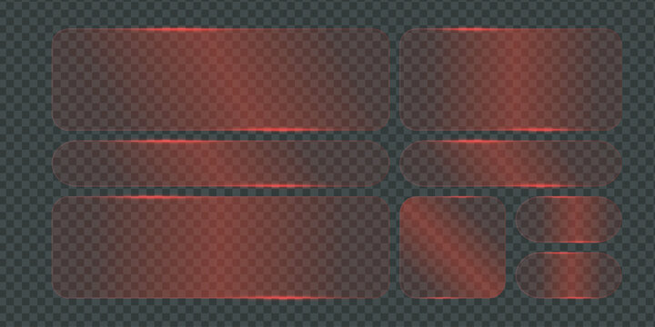 Red gradient rectangles on a transparent background with checkered pattern
