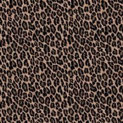 Leopard print texture pattern in natural tones for fashion design and backgrounds © Creativezone
