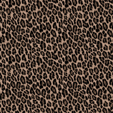 Leopard print texture pattern in natural tones for fashion design and backgrounds