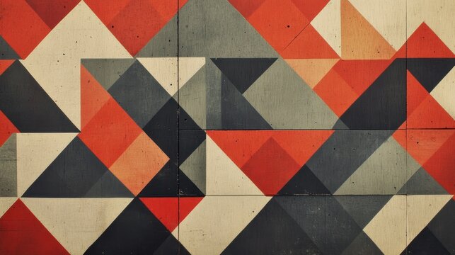 Abstract triangular pattern