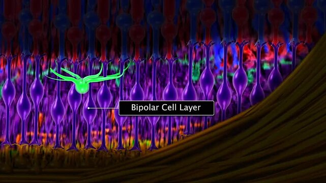 Rod cells and cone cells of Human eye