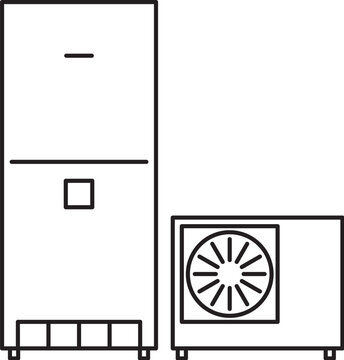 電気温水器_線画