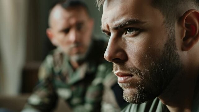 Video A close-up shot of a man's facial features with a prominent beard, suitable for use in editorial or advertising contexts