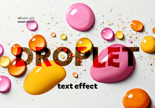 Droplet Text Effect