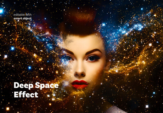 Deep Space Photo Effect