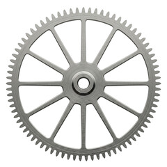 Fototapeta premium Watch Mechanism Components Metal Gear Wheel Isolated for Horology Repair and Precision Engineering