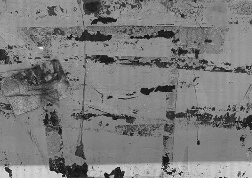 Large halftone grunge texture with a transparent background