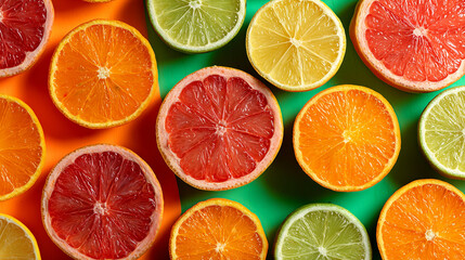Obraz premium citrus fruit background