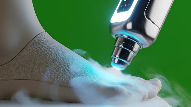 Advanced Medical Laser Technology Treats Foot Pain with Cryotherapy and Targeted Light Therapy