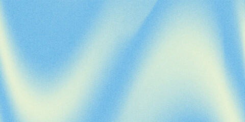 Beautiful Flowing Summer Color Abstract Background. Sky blue and cream gradient mesh background. Refreshing abstraction artwork. Vector © pal