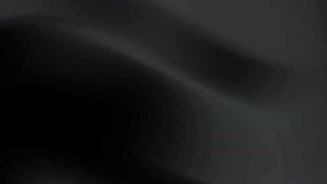 Black and gray abstract gradient flowing fabric texture for modern backdrops. Suitable for darkthemed design projects, fashion editorials, or artistic backgrounds.