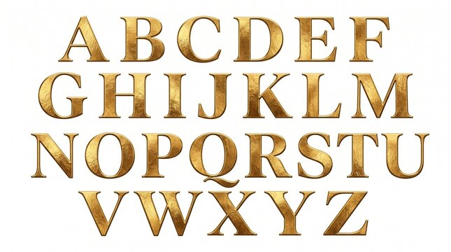 golden font vector illustration