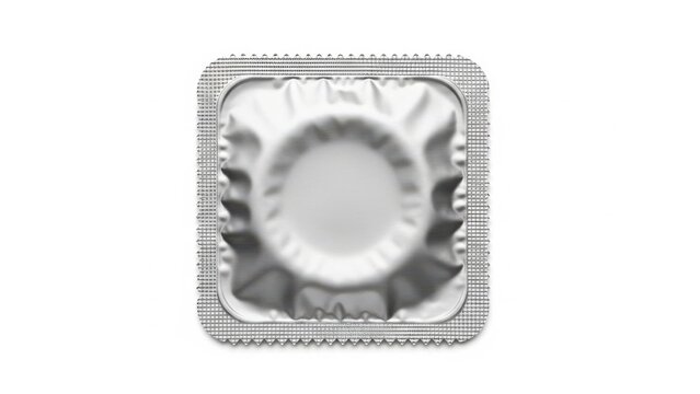 Single condom in foil wrapper