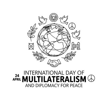 International day of multilateralism and diplomacy for peace illustration