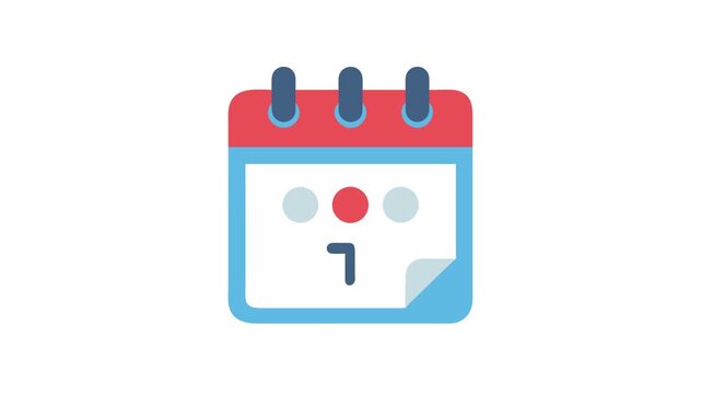Minimalist calendar icon denoting first day of the month