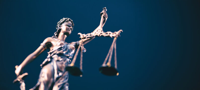 Themis statue, symbol of law and justice