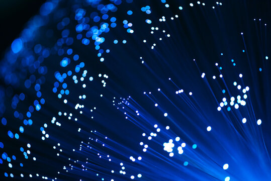High speed internet connection, fiber optics