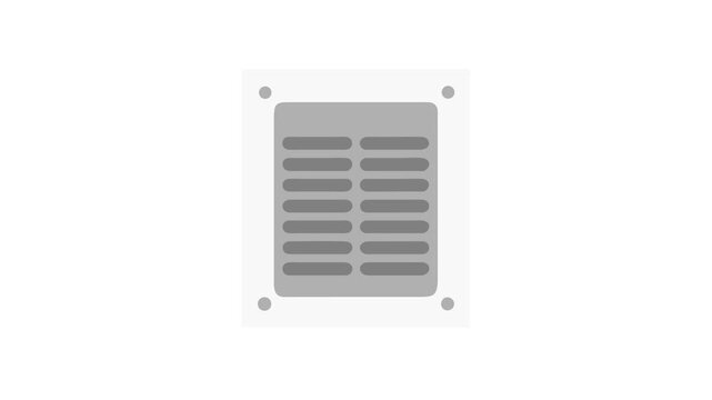 Ventilation grille design for air circulation and building infrastructure