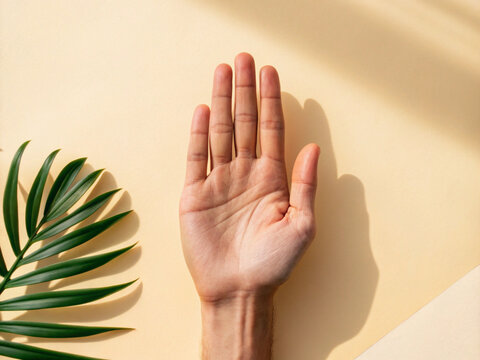 Child hand is making a simple finger gesture symbolizing communication and success

