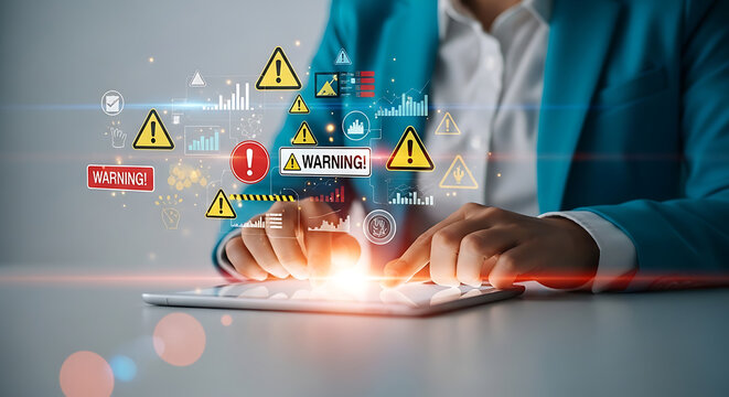 Proactive digital threat monitoring, identifying cybersecurity risks, and managing system alerts for data protection and operational safety