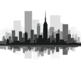 Fototapeta premium Modern office building exterior, corporate architecture, business center, commercial skyscraper, vector illustration