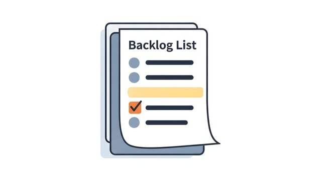 Project Backlog List Document for Task Management and Agile Workflow
