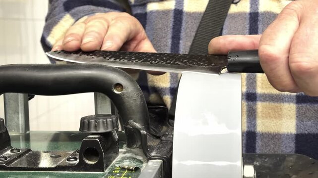 Master Tradesperson Executing Detailed Filing Procedures To Maintain Tool Edges Efficiently