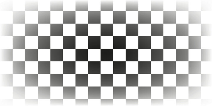 Grunge race flag, isolated vector monochrome banner for motocross sports tournament or car rally competition. Black and white checkered sport racing flag with checkerboard grungy texture
