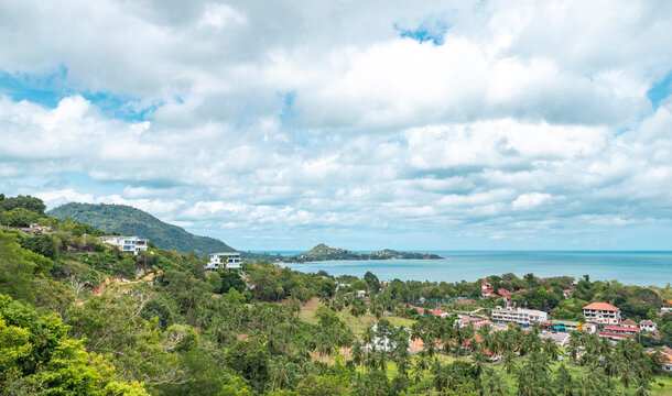 view of koh samui island thailand