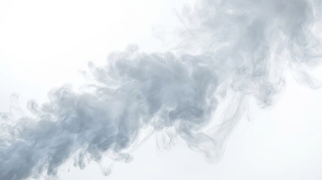 Realistic fog clouds drift with dry ice softness, airy translucent smoke and layered vapor perfect for seamless compositing on a white background, ultra-realistic, no logos.