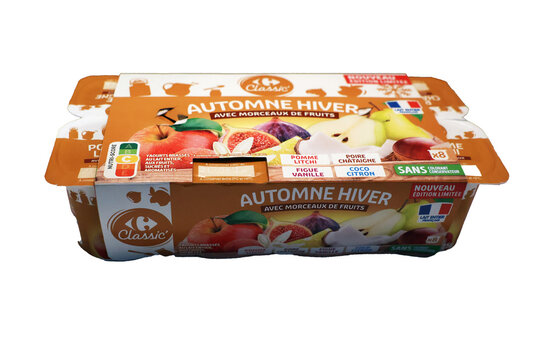 8 yaourts saveur automne hiver de Carrefour