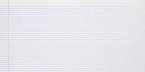 Vintage lined notebook paper background with horizontal and vertical lines, aged texture, copy space © Vasyl