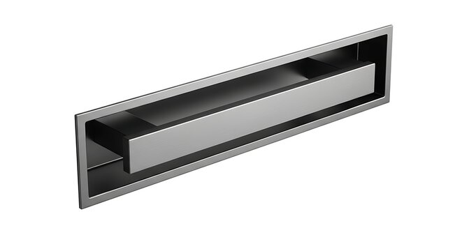 Black and silver office stapler equipment and metal staple gun isolated on white background with digital technology tools including a black computer USB data card and music harmonica