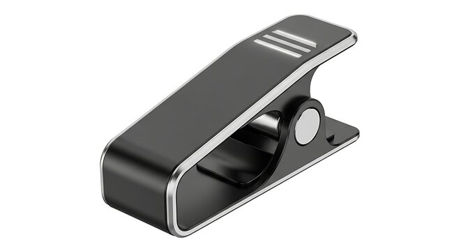 Professional metal staple gun and office stapler with silver steel staples isolated on white background as essential business tools for paper security