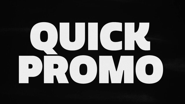 Bold Quick Stomp Promo Titles