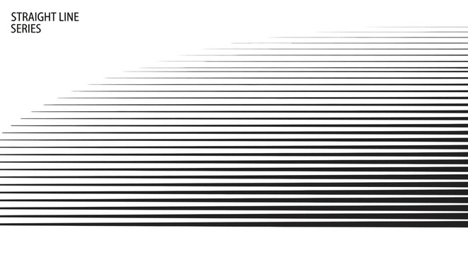 Black and white straight line series.