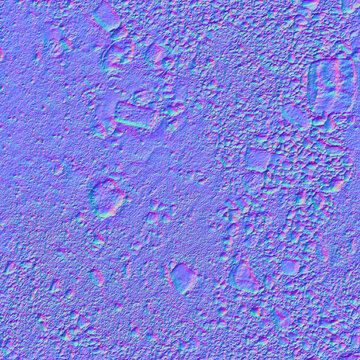 Cobblestone Pavement Normal Map for 3D Texture and Game Development