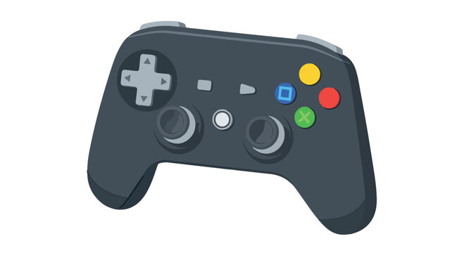A modern gaming controller designed for handheld or mobile gaming devices