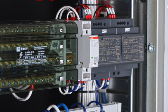 ABB ESB 20-20N electromagnetic contactors for power load management. 