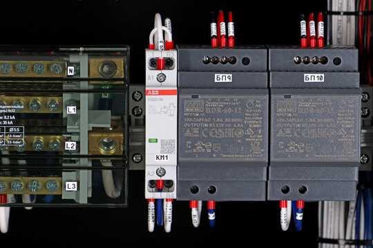 ABB ESB 20-20N electromagnetic contactors for power load management. 