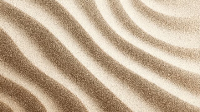 Wavy Sand Dunes Texture