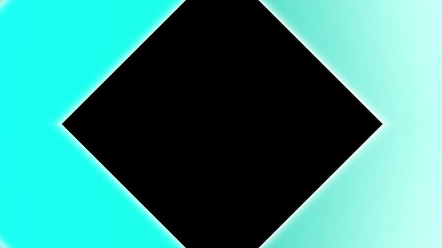Smooth sliding turquoise geometric stripes for use as a creative video transitions with alpha transparency for modern digital content