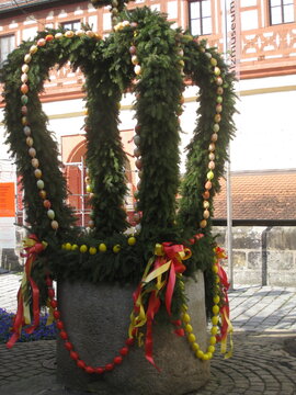 Osterbrunnen in Forchheim