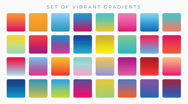 set of colorful Gredient