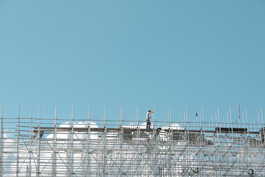 Modern railway bridge