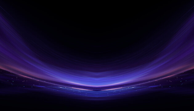 Wet asphalt, reflection of neon lights, a searchlight, smoke. Abstract light in a dark empty street with smoke, smog. Dark background scene of empty street, night view, night city.