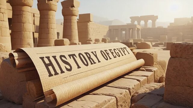 Book of the history of Egypt.