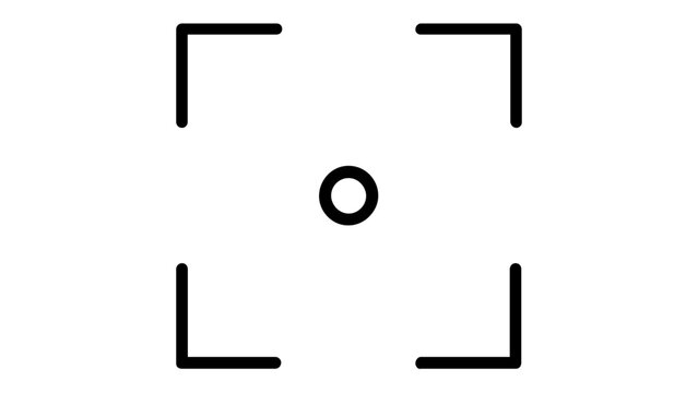 Brush cursor line icon vector illustration. Minimalist flat design for digital art software, photo editing tools, and graphic design interfaces. Scalable black and white UI element.
