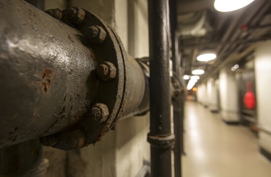 complex industrial pipeline system
