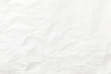 Fototapeta premium Minimalist White Crumpled Paper Background for Elegant Design Projects